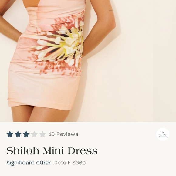 Significant Other Shiloh Mini Dress - Pink Floral - Picture 1 of 6